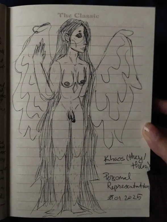 Traditional Drawing of Khaos